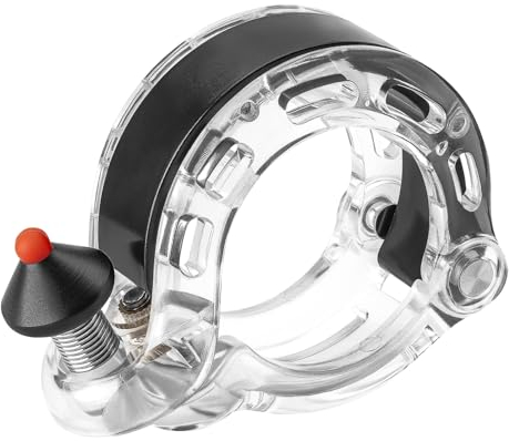 ROCKBROS Fahrradklingel, versteckte Fahrradklingel mit klarem und langem Klang, langlebige MTB-Klingel für 22,2/25,4/31,8 mm Standard-Lenkergröße, mehr als 100 dB, Fahrradhupe für Erwachsene oder