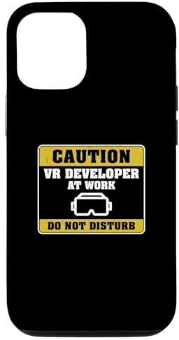 Hülle für iPhone 15 Lustiger VR-Entwickler bei der Arbeit Störe eine virtuelle Realität nicht