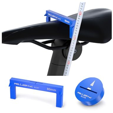 Bike Seat Height Measuring Tool - Precision Gauge for Mountain and Road Bike Saddle Adjustment | Fast, Easy and Accurate Measurement for Optimal Comfort