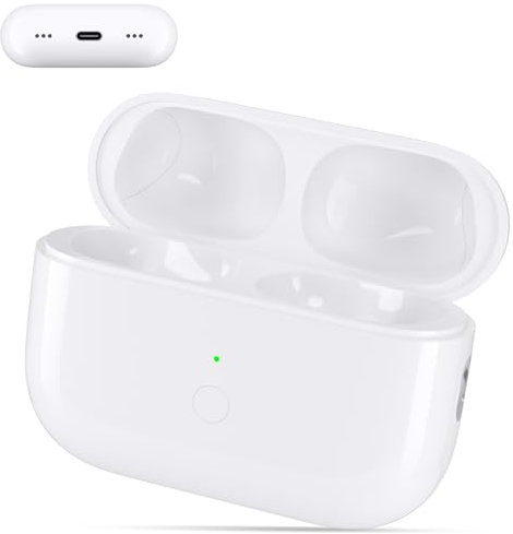 Meliif Kabelloses Ladecase Kompatibel Ersatz für Air Pods Pro 1 und Pro 2, Wireless Air Pods Pro Charging Case Replacement mit Blue-Tooth Synchronisierungstaste Sync Button(Kopfhörer Nicht Enthalten)