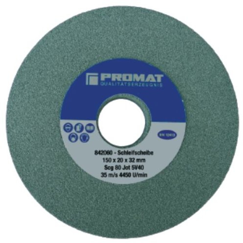Schleifbockscheibe Ø200xB25x32mm 80 Form A SCg PROMAT