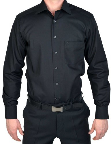 Marvelis Modern Fit Hemd extra Langer Arm Popeline weiß