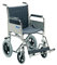 Days Transit Wheelchair, 40cm (20), Chrome Plated Steel Frame, Detachable Armrests & Detachable Swing Away Footrests, Wipe Clean Seat, Folding Back for Transport, (Eligible for VAT relief in the UK)