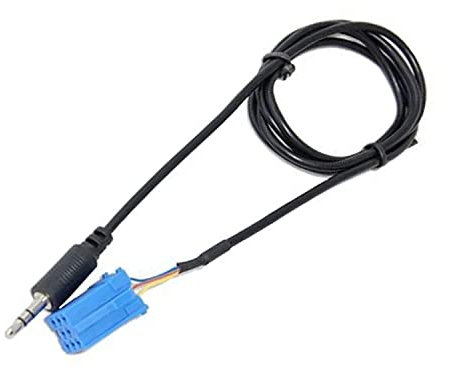 HQRP Cavo audio ISO 8 pin a 3,5 mm per Porsche 1999-2002 Becker Traffic Pro/CDR-22 / CR-220 / CDR-220 / Monza