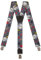 Olata Hosenträger extra starken mit 3 Clips Y-Form, Gedruckt Design - 4cm. Kasino A