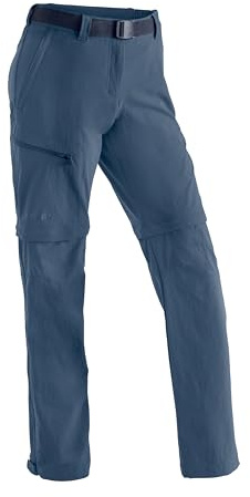 maier sports NATA 2, Women's Hiking Trousers, Water-Repellent, Zip-Off | For trekking and hiking, Dryprotec for quick drying, Practical zip-off functionality, Perfect for year-round wear