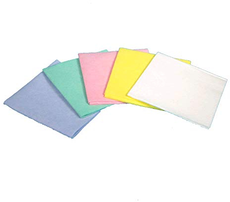 Pro DP 300 Allzwecktücher Putztücher Universal Wischtücher Vlies Putzlappen Reinigungstücher Lappen 38x38cm Großpackung Farbauswahl blau gelb grün rot oder weiß (Grün)