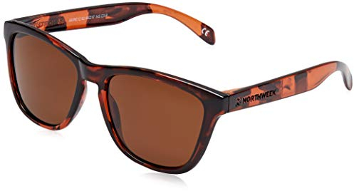 NORTHWEEK Regular Tortoise - Gafas de Sol Polarizadas para Hombre y Mujer, Tortoise/Ámbar