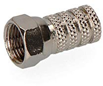 EDP 50023 F-Stecker, Metall, für Parabolik