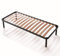 EVERGREENWEB - Single Bed Frame APPLE 75x190 with strong Iron Frame and Beech Wood Slats Orthopedic, Slatted Bed Frame FULLY ASSEMBLED + 4 Legs, for all Beds Mattresses | Underbed Storage Space