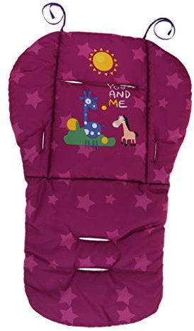 Baby Sitzauflage Sitzeinlage Universal für, Autokindersitz, Kinderwagen, Lila