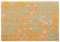 Relaxdays Fußmatte Kokos Frühling, Schmutzfangmatte mit Blumen & Blätter Motiv, 40x60 cm, Türmatte innen & außen, bunt