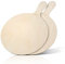 G.a HOMEFAVOR Pizzaschaufel 30,5 cm Drehbrett aus Holz in Lebensmittelqualität Spatel mit Griff zum Backen von hausgemachter Pizza, Obst, Gemüse, Käse, Charcuterie, 2er-Set
