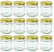 Nutley's Lot de 12 pots à confiture ronds dorés 100 ml