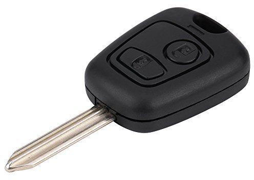 Llavero de Coche, 2 Botones Control Remoto de Coche 433MHz para Saxo Xsara Berlingo
