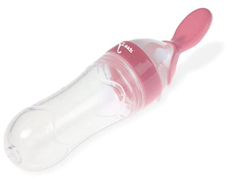 Kiokids Cuchara Dispensadora De Papilla Alimentadora Para Bebé Rosa