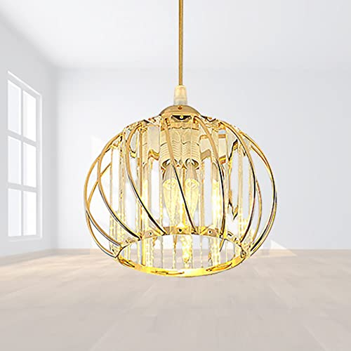 Chao Zan E27 Kristall-Deckenleuchte, LED-Deckenleuchte, Mini-Kristallleuchter für Küche, Esszimmer, Flur, Schlafzimmer