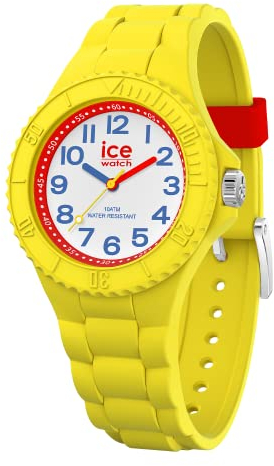 ICE-WATCH - Ice Hero Yellow Spy - Montre Jaune pour Garçon (Mixte) avec Bracelet en Silicone - 020324 (Extra Small)
