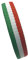 MIBANDERA Armband mit italienischer Flagge für Herren und Damen, italienisches Armband, elastisch, Lederarmband, italienischer Stoff, Talla única, Leinwand, kein Edelstein