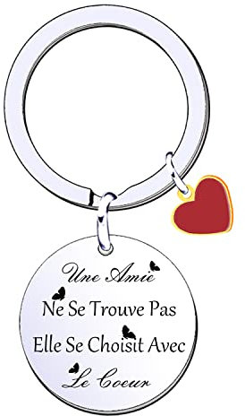 MNBVBV Porte-clés pour hommes Femmes Un cadeau de remerciement pour les amis, les petits amis, petite amie, bff, meilleur ami cadeau d'anniversaire pour petite amie noël collège graduation