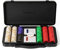 SLOWPLAY Godel 14g Ton Pokerchips-Set für Texas Hold’em, 300 STK [mit Werten] Verfügt über einen hochwertigen Chipkoffer mit besonders robuster Polycarbonat-Schale, Pokerspieler