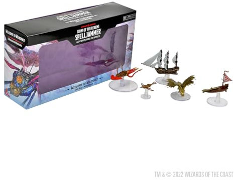 D&D Icons of The Realms: Ship Scale - Welcome to Wildspace - 5 Piece Mini-Figure Set, Dungeons & Dragons