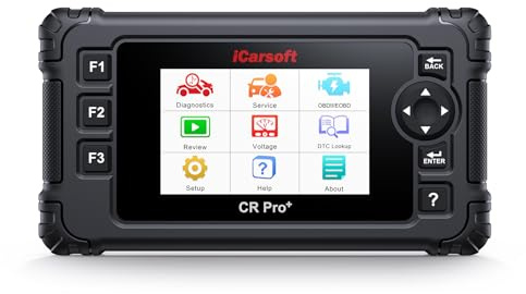 iCarsoft CR Pro+ | Outil Diagnostic Automobile Multimarques OBD2 | Lecture et effacements codes défauts | Reset FAP | Codage Injecteurs | Purge ABS et autres fonctions