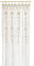 Osunnus Boho Macrame Window Curtain Room Divider Doorway Curtain 79 x 35 Inches Large Long Macrame Wall Hanging for Living Room Bedroom Bohemian Home Decor Wedding Backdrop, Gypsophila - 1 Panel L