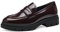 Tamaris Damen Slipper Vegan; BORDEAUX PATENT/rot; 40 EU