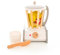 EverEarth Mixeur Jouet Enfant en Bois - Avec Fruits et Accessoires pour Cuisine Enfant - Peinture à l'Eau Écologique et Inoffensive - Jouet Blender Smoothie pour Fille et Garçon - Dès 3 ans EE33902