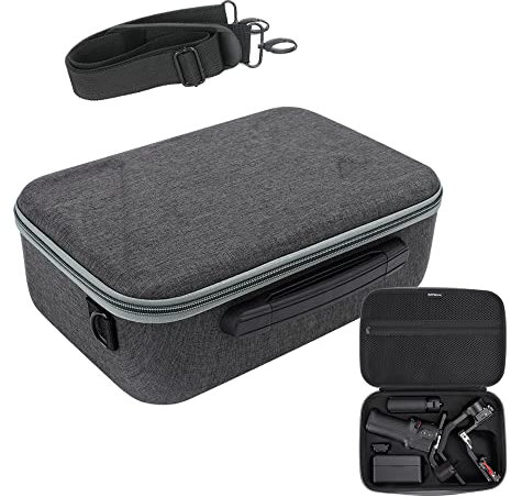 VOLOHAS Aufbewahrungstasche für DJI RS 3 Mini Transporttasche, multifunktional, Schutzhülle für DJI RS 3 Mini Stabilisator und Zubehör, Organizer, Schultertasche, 310 x 226 x 108 mm