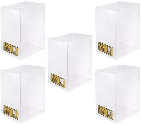 Maskworld Schutzhülle kompatibel für Funko Pop Figuren - Pop Protection Box 4'' (10 cm) - Menge: 5