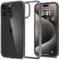 Spigen für iPhone 15 Pro Max Ultra Hybrid Hülle [Anti-Yellowing] Case Handyhülle Schutzhülle Cover Transparent Durchsichtig Dünn Slim -Space Crystal