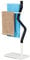 Relaxdays Piantana Portasciugamani, Autoportante, 2 Bracci, Acciaio MDF, Appendi Asciugamani, 85x43,5x20 cm, Nero Bianco