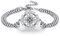 REDSUN Keltisches Armband 925 Sterling Silber Kreuz Armband Keltisches Verstellbar Armbänder Vintage Amulett Schmuck für Herren Männer Damen