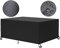 Jianghu Art Abdeckplane GartenmöBel Winterfest 260x135x82cm Abdeckhauben & HüLlen Rechteckig Schwerlast 600D Oxford Gewebe, Schutzhüllen für gartenmöbel und Sofa - Schwarz