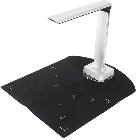 Tragbarer Y3-Dokumentenscanner, Anhebbarer A4-Smart-Book-Scanner, USB-12-MP-Dokumentenkamera mit CMOS-Sensor und OCR-Funktion, Reisefreundlich für