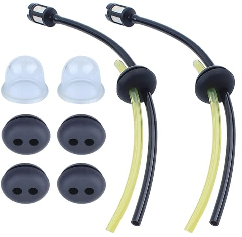 Benzinschlauch Motorsense, Universal Benzinfilter kit, Benzinschlauch Dichtung für Freischneider, Benzinfilter Ersatzteile Kit für Trimmer Mower