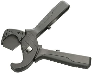 Dönges Profi PVC Rohrschere Schlauchschere SPEEDCUT Ø 28 mm | Kunststoffrohrschneider Antihaftbeschichtet zum Schneiden von PVC, PEX, PB Rohr, Kunststoffrohren | Sanpro