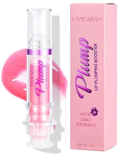 Glwb Lip Plumper, Lip Plumper Gloss, Natürliche pikante Lip Plumping Booster Lip Plumping Öl, Plump und Pout Lip Plumper, Glwb Lip Gloss Plumperfür Frauen Mädchen, Hydrating, Nährend (1Pcs - E)
