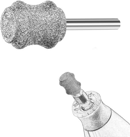 OVATAVO Diamond Dog Nail Grinder for Dremel - Dog Nail Grinder Attachment Bits for Large Medium and Small Dogs Cats Animals Nail Trimming (C