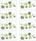 94 inch Ivy Wall Stickers, Green Vine Leaves Hanging Evergreen Ivy Plants Art Home Decor, Self Adhesive Removable Peel and Stick Nature Wall Decoration for Bedroom Living Room Kitchen Classroom Office