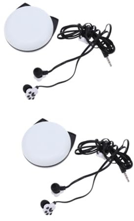 CAXUSD 2pezzi Cuffie Auricolari Cartoon Con Orecchie Design Con Finitura Per e Ragazze Per Compleanni e