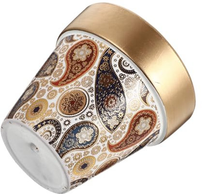 Yardenfun Maceta Retro para Suculentas De Cerámica Colorida Maceta para Plantas De Interior para Decorar Escritorio o Espacios Pequeños