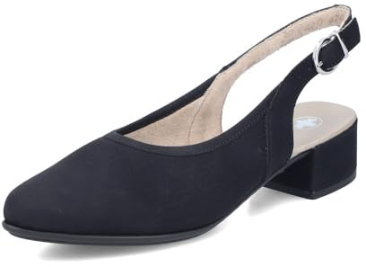Rieker Damen Low-Top Sneaker 47060, Frauen Halbschuhe,Laufschuhe,straßenschuhe,Strassenschuhe,Sportschuhe,Freizeitschuhe,schwarz (00),43 EU / 9 UK