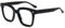 Firmoo Übergroße Blaulichtfilter Brille ohne Sehstärke Damen Herren Quadratische Rahmen Computerbrille Entspiegelt Blaulicht UV Schutzbrille für Bildschirme