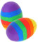 KALLORY 2pezzi Erasers Forma Di Di Pasqua Cancellini Divertenti Per Ragazzo Ragazza Regali Per La Classe e Gadget Festivi Cancelleria Per Scuola e Feste