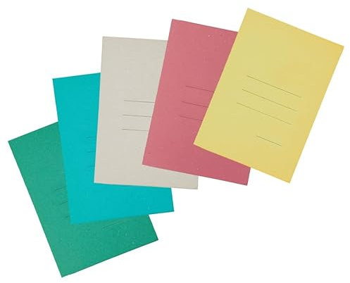Blasetti Cartelline 3 Lembi in Cartoncino Riciclato - CARTECO' MIX COLORI - Raccoglitore Documenti Per Ufficio, Formato 25x35 cm, Confezione 50 Pezzi, Carta 1800gr