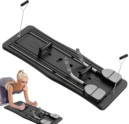 Pilates Reformer - Mehrzweckstärke -Fitnessgeräte, Faltbare Pilates -Reformer, Bauchbrett für Heimtraining und Körperübungen für Fitness -Yoga