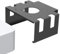 Lunder Dessert Ordinter Mount - Sous réserve du support d'ordinateur portable | Porte-ordinateur portable sous le bureau | Support d'affichage pour ordinateur portable | Stockage informatique Stand po